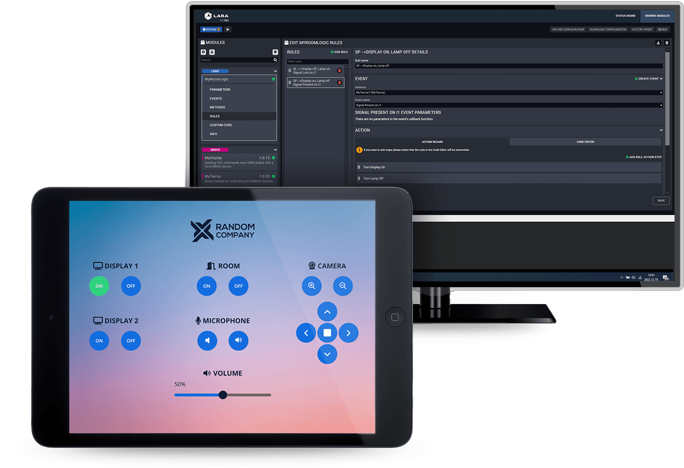 Lightware Room Automation