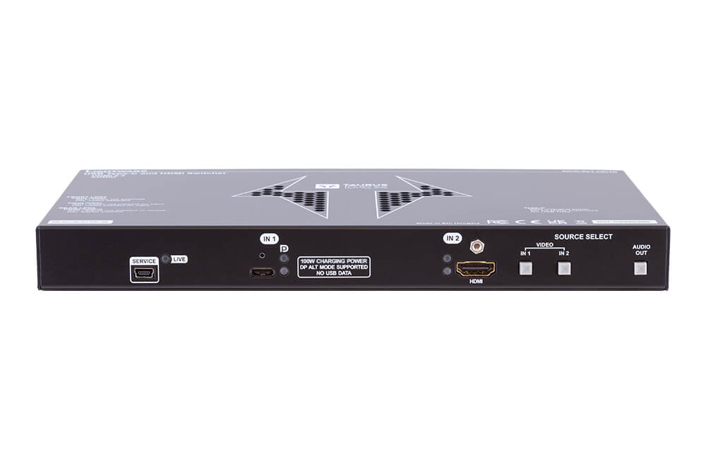 DCX-2x1-HC10 | HDMI 2.0 and USB-C Video Switcher