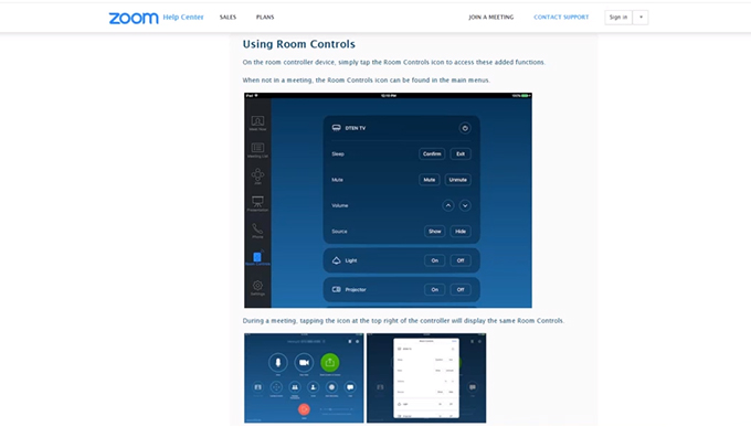 zoom room controller download