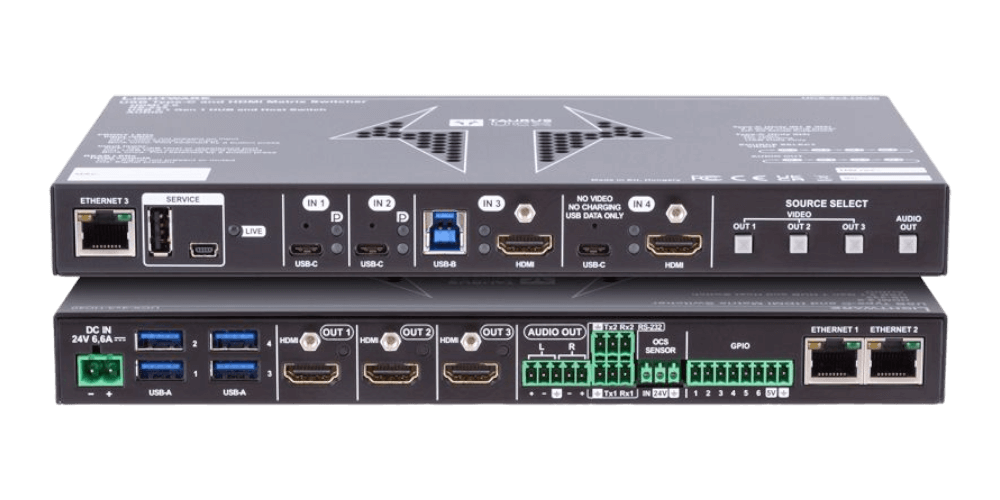 Universal Matrix Switcher with HDMI 2.0 and USB-C Connectivity