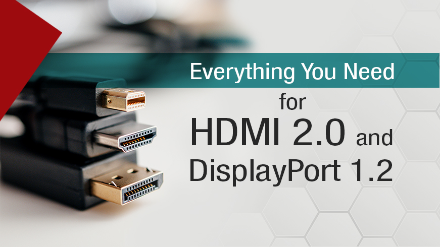 HDMI and DisplayPort training